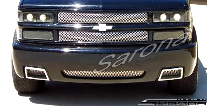 Custom Chevy Suburban  SUV/SAV/Crossover Front Bumper (1992 - 1999) - $590.00 (Part #CH-039-FB)